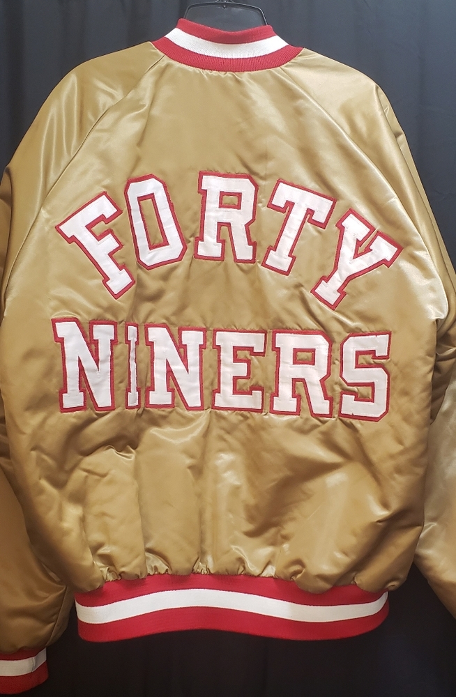 Vintage Chalk Line XL 49ners Satin Bomber Jacket